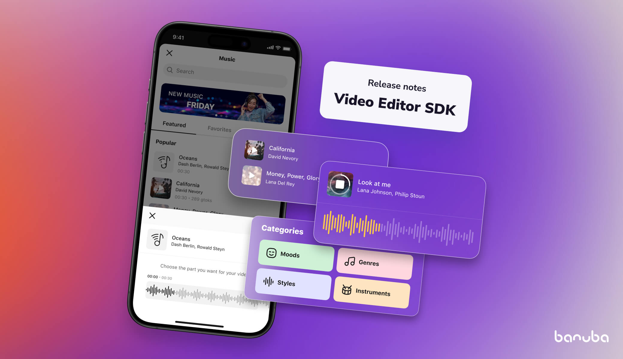 Video Editor SDK with Royalty-free Music